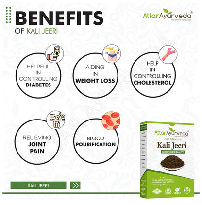 Attar Ayurveda Pure and Natural Kali Jeera Powder