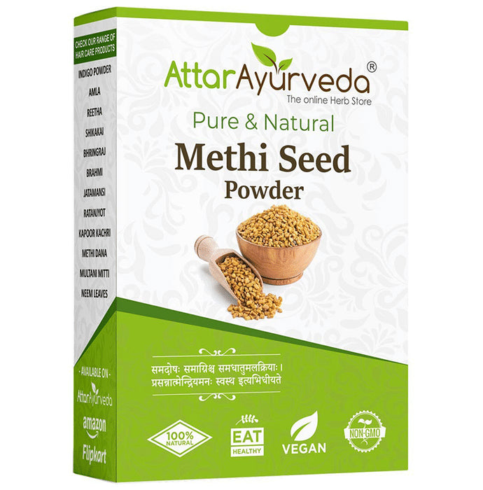 Attar Ayurveda Pure and Natural Methi Seed Powder - Classic Derma