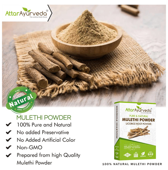 Attar Ayurveda Pure and Natural Mulethi Powder