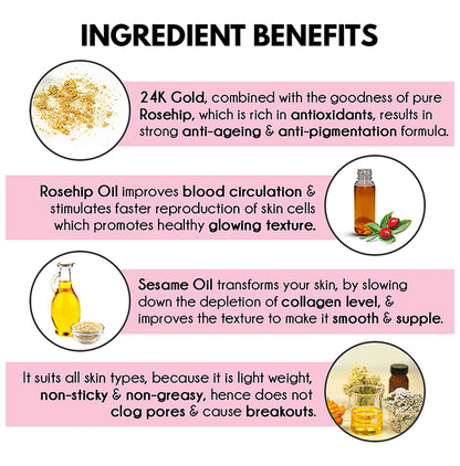 Auli Oh My God 24k Gold Pure Gold Skin Transforming Serum