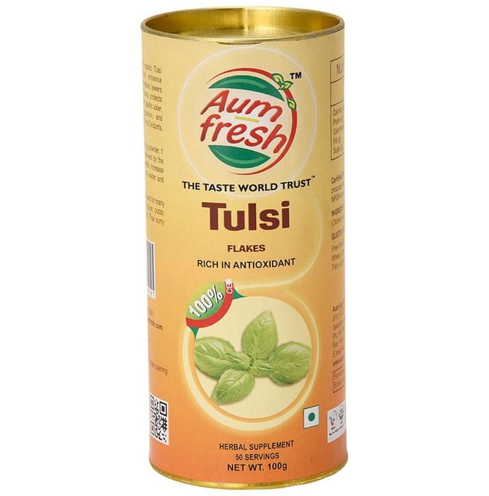 Aum Fresh Tulsi Flakes - Classic Derma