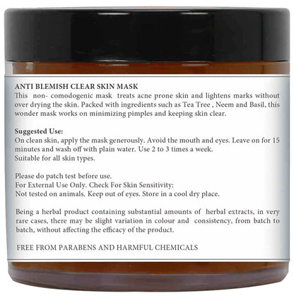 Auravedic Anti Blemish Clear Skin Mask