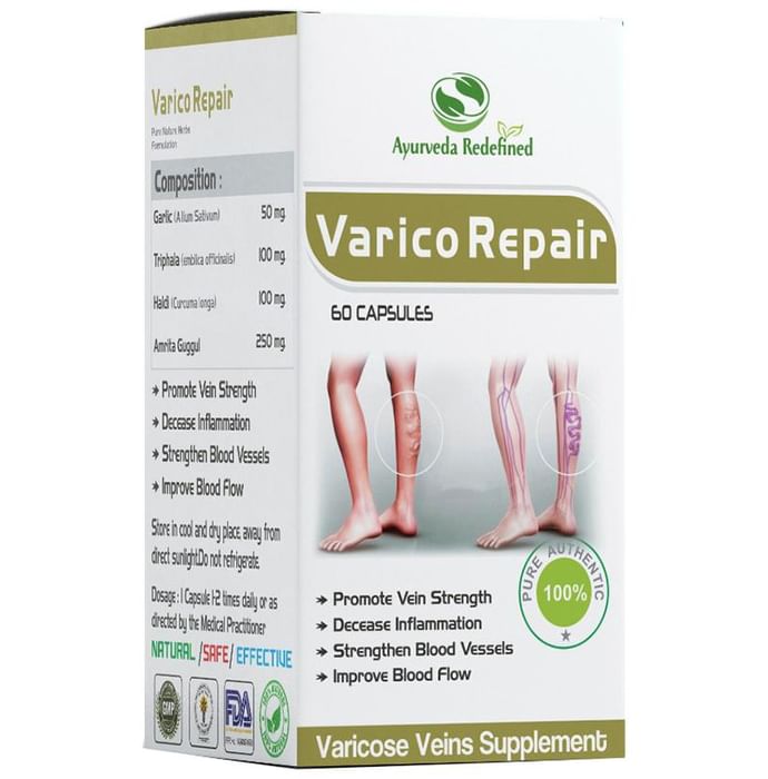 Ayurveda Redefined Varico Repair Capsule - Classic Derma