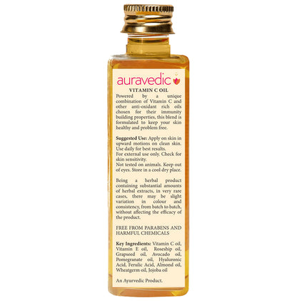 Auravedic Vitamin C Oil with Rosehip & Avocado