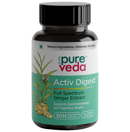 Aurea Pureveda Activ Digest Vegetarian Capsule - Classic Derma