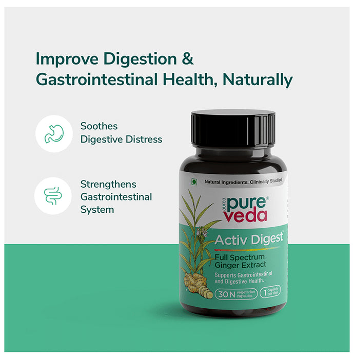 Aurea Pureveda Activ Digest Vegetarian Capsule