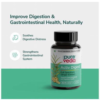Aurea Pureveda Activ Digest Vegetarian Capsule
