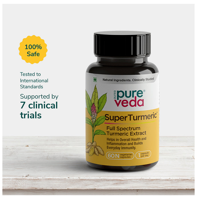 Aurea Pureveda Super Turmeric Vegetarian Capsule