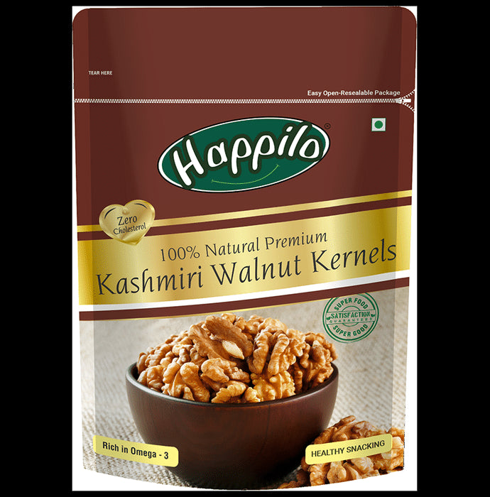 Happilo 100% Natural Kashmiri Walnut Kernels (200gm Each) - Classic Derma