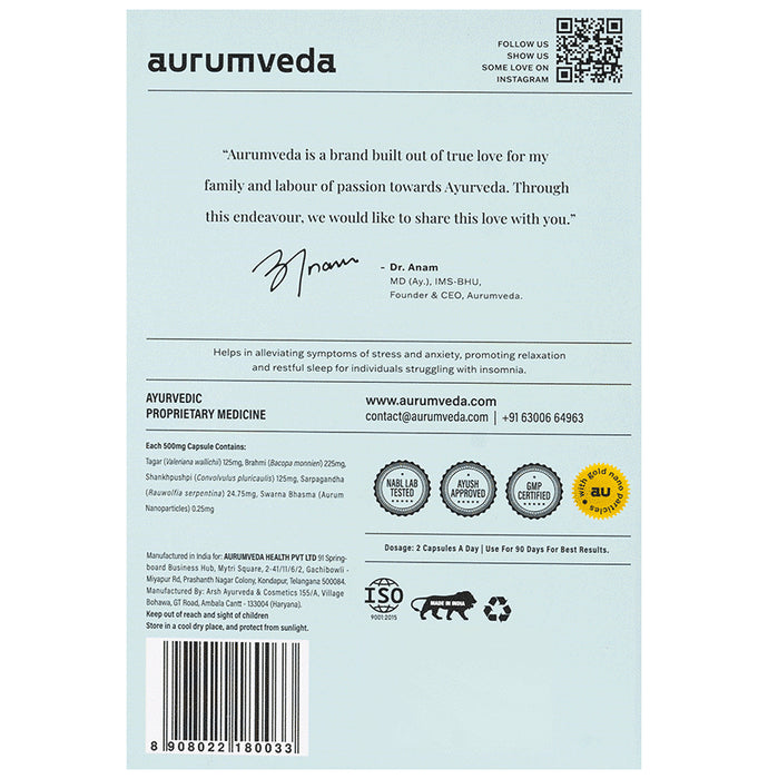 Aurumveda auManas Capsule