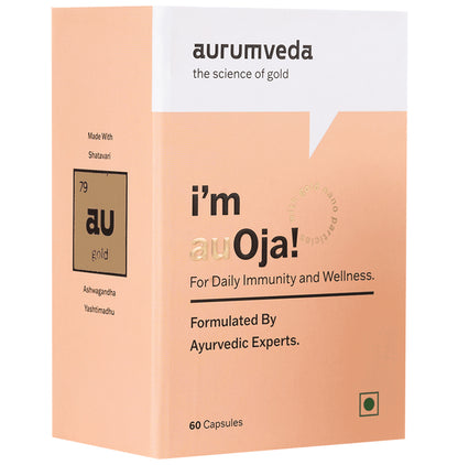 Aurumveda AuOja Capsule for Daily Immunity & Wellness - Classic Derma