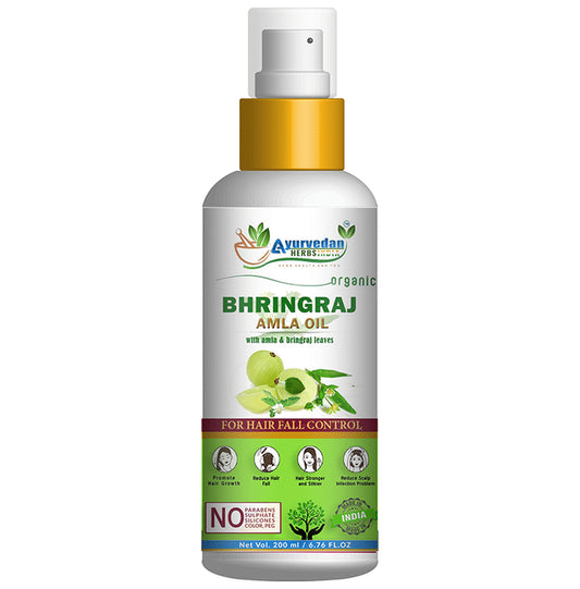 Ayurvedan Herbs India Bhringraj Amla Hair Oil - Classic Derma