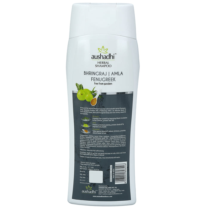 Aushadhi Herbal Shampoo Bhringraj, Amla and Fenugreek