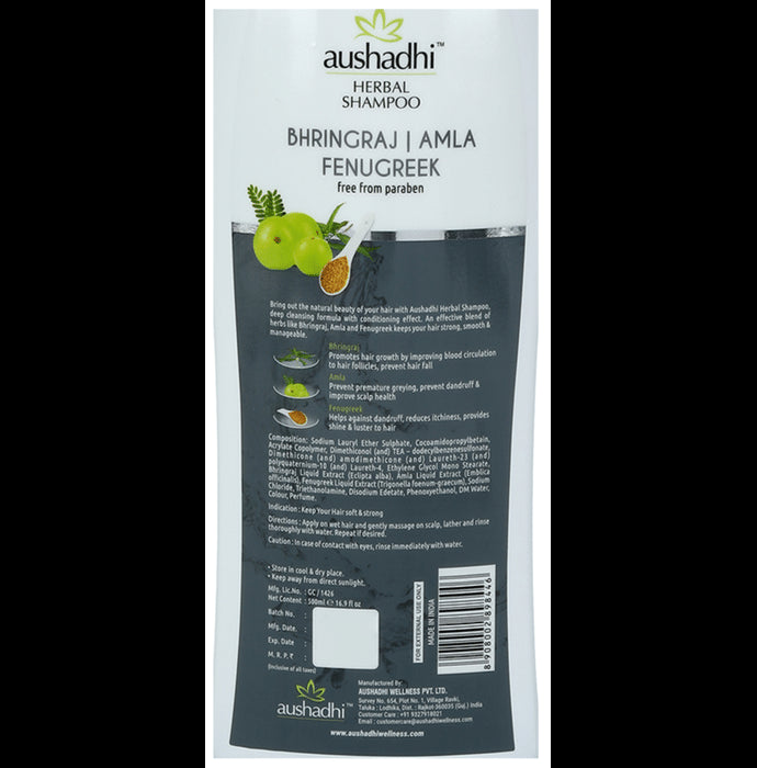 Aushadhi Herbal Shampoo Bhringraj, Amla and Fenugreek