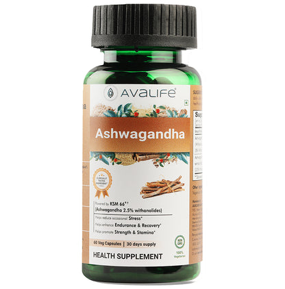 Avalife Ashwagandha Veg Capsule
