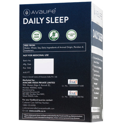 Avalife Daily Sleep Veg Capsule