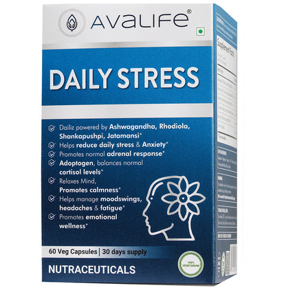 Avalife Daily Stress Veg Capsule - Classic Derma