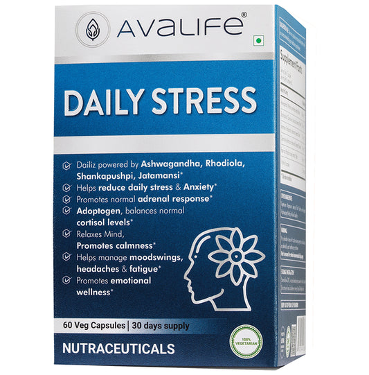 Avalife Daily Stress Veg Capsule - Classic Derma