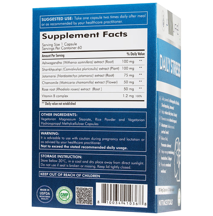 Avalife Daily Stress Veg Capsule