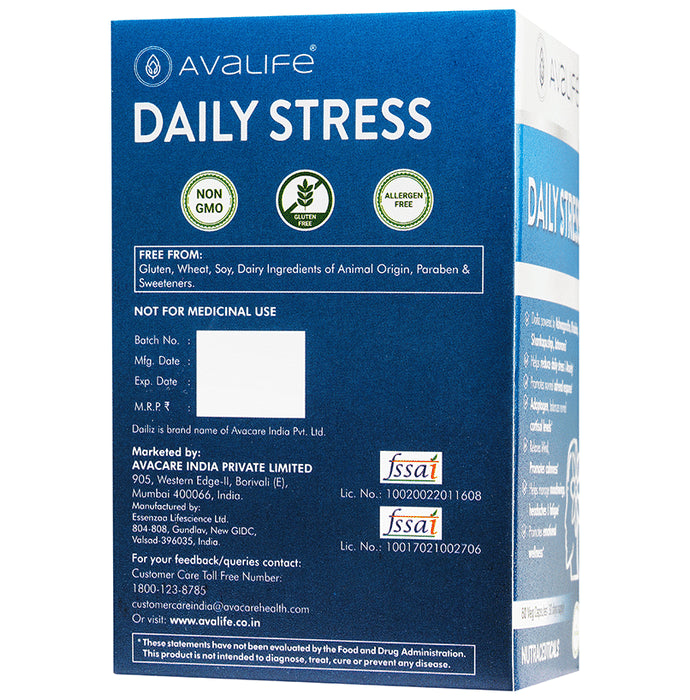 Avalife Daily Stress Veg Capsule