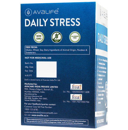 Avalife Daily Stress Veg Capsule