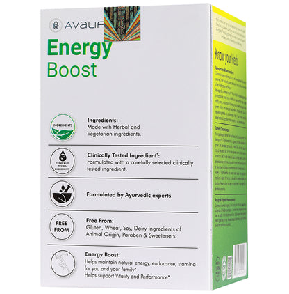 Avalife Energy Boost Veg Capsule
