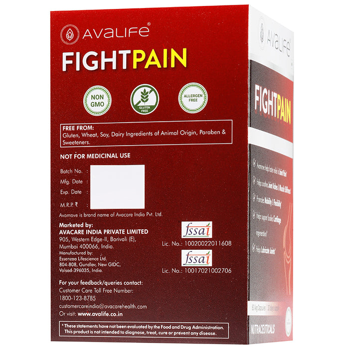 Avalife Fightpain Veg Capsule
