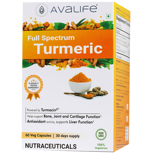 Avalife Full Spectrum Turmeric Veg Capsule - Classic Derma