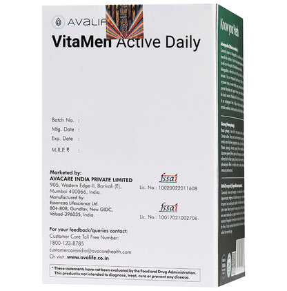 Avalife Vitamen Active Daily Tablet