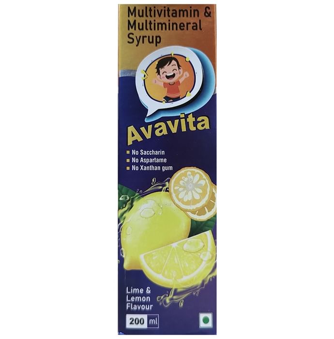 Avavita Syrup Lime & Lemon - Classic Derma