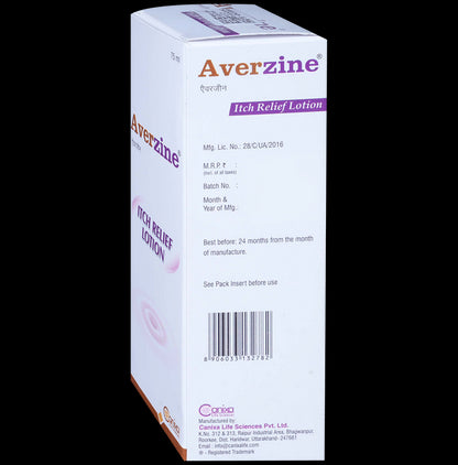 Averzine Itch Relief Lotion