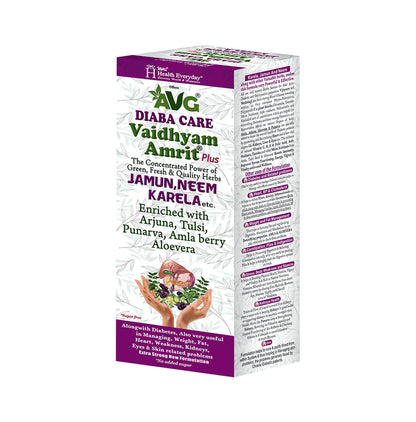 AVG Combo Pack of Vaidhyam Amrit Plus (1000ml) & Shilajit Vital Plus Tonic Sugar Free (200ml)