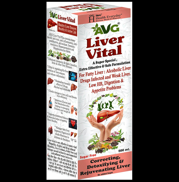 AVG Liver Vital Syrup Sugar Free - Classic Derma