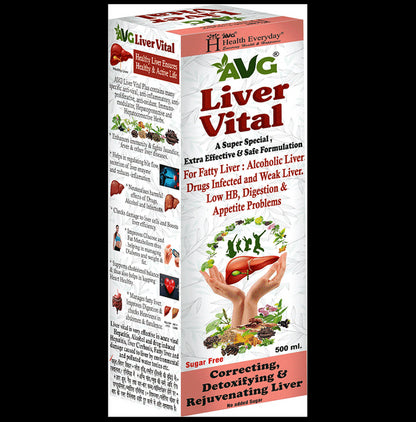AVG Liver Vital Syrup Sugar Free - Classic Derma