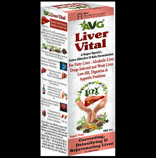 AVG Liver Vital Syrup Sugar Free - Classic Derma