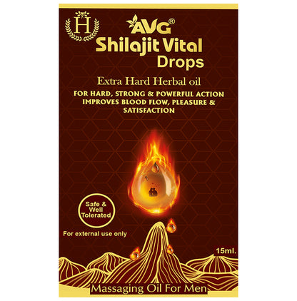 AVG Shilajit Vital Drops Extra Hard Hebal Oil - Classic Derma