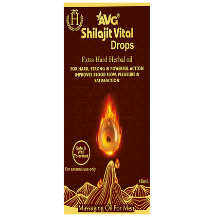 AVG Shilajit Vital Drops Extra Hard Hebal Oil