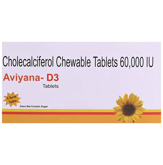 Aviyana D3 Chewable Tablet - Classic Derma