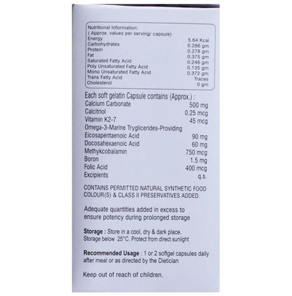 Absecal K2 Softgel Capsule