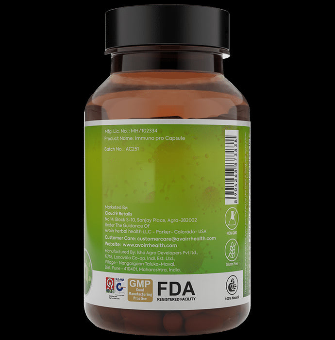 Avoirr Health Immune Support Veg Capsules
