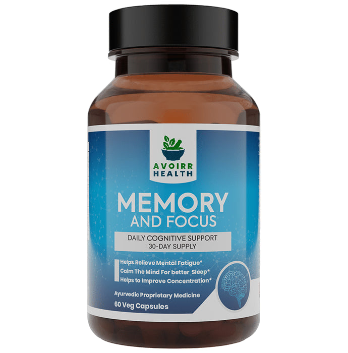 Avoirr Health Memory And Focus Veg Capsule - Classic Derma