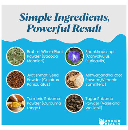 Avoirr Health Memory And Focus Veg Capsule