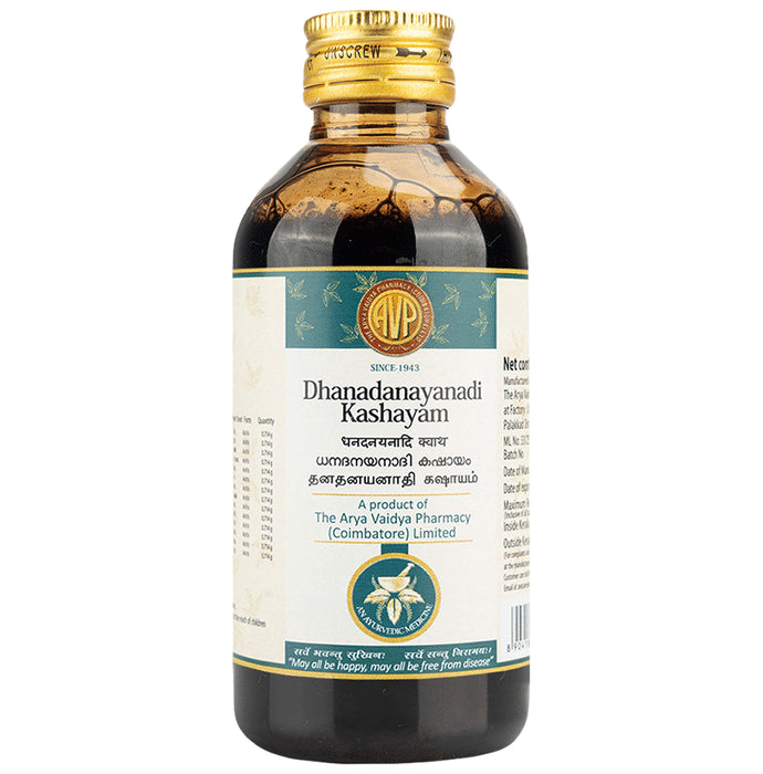 Avp Dhanadanayanadi Kashayam Syrup - Classic Derma