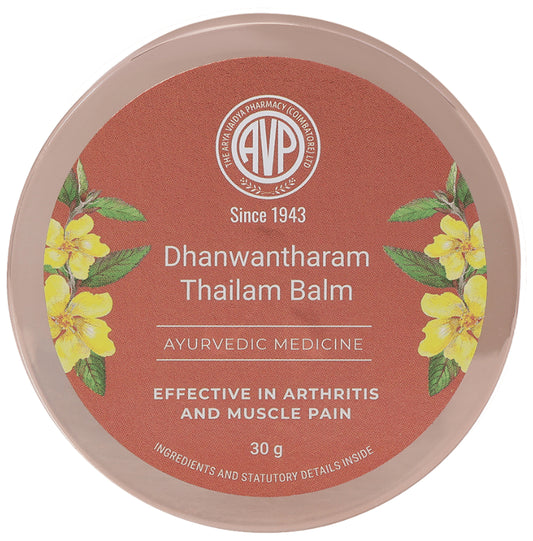 AVP Dhanwantharan Thailam Balm - Classic Derma