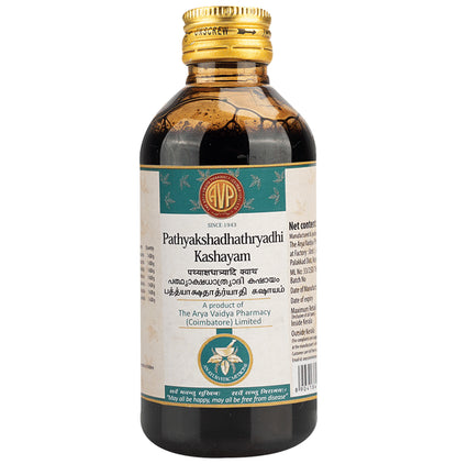 Avp Pathyakshadhathryadhi Kashayam Syrup - Classic Derma