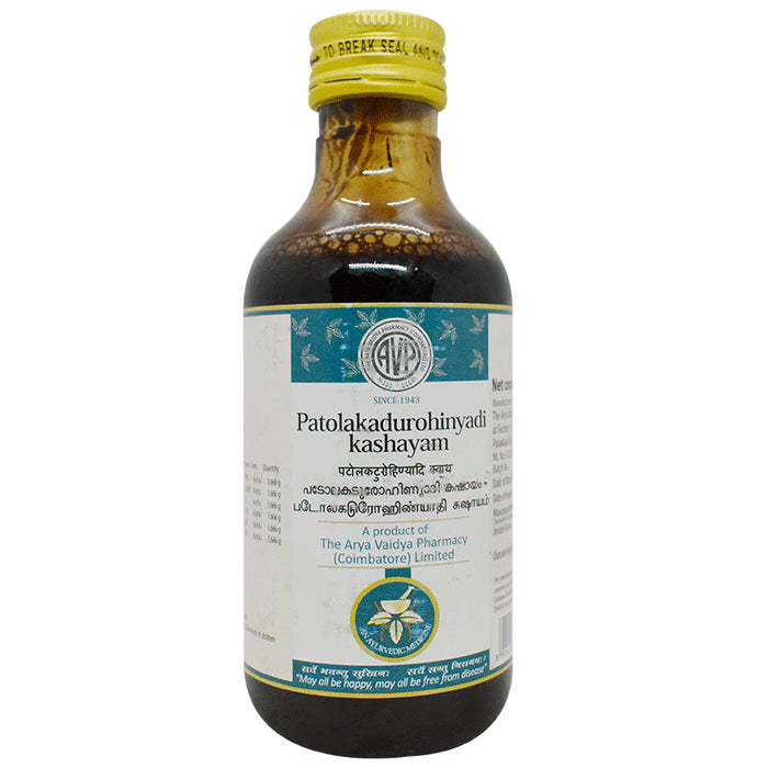 AVP Patolakadurohinyadi Kashayam - Classic Derma