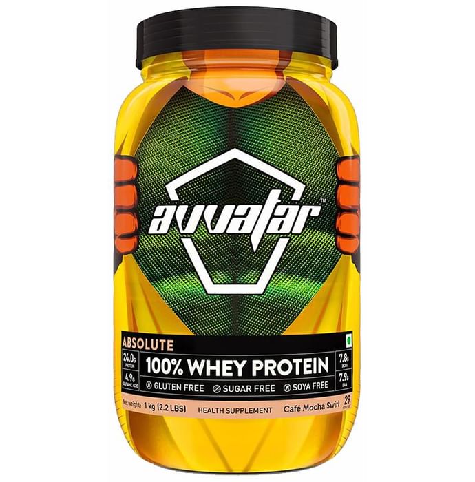 Avvatar Absolute 100% Whey Protein Café Mocha Swirl - Classic Derma