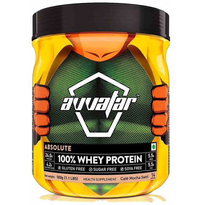 Avvatar Absolute 100% Whey Protein Café Mocha Swirl - Classic Derma