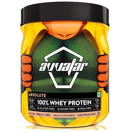 Avvatar Absolute 100% Whey Protein Café Mocha Swirl - Classic Derma