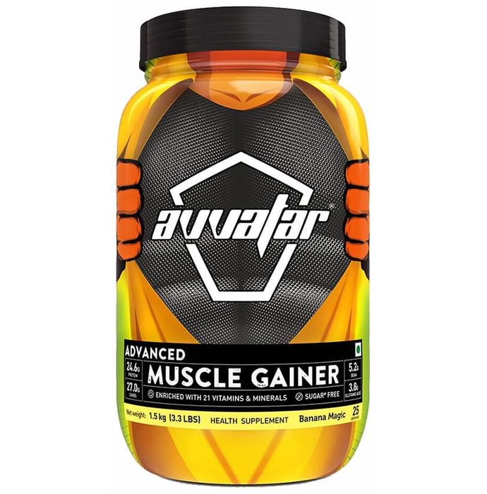 Avvatar Advanced Muscle Gainer Banana Magic - Classic Derma